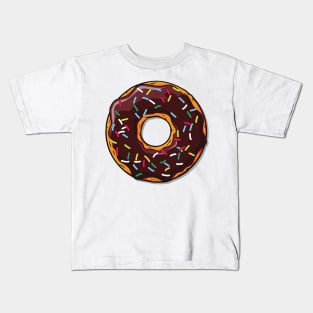 Chocolate Donut, Doughnut, Icing, Sprinkles, Glaze Kids T-Shirt